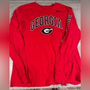 EUC Nike UGA Bulldogs long sleeve shirt